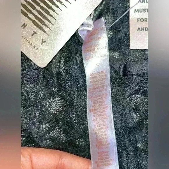 NWT Savage x Fenty Sorry Not Sorry Lace Body Suit in Black SIZE 3X - Picture 5 of 8